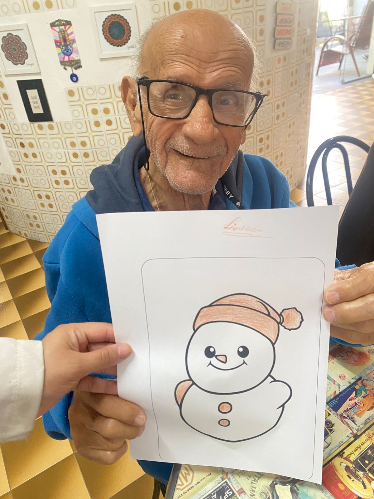Outra produção criativa desenvolvida na rotina.